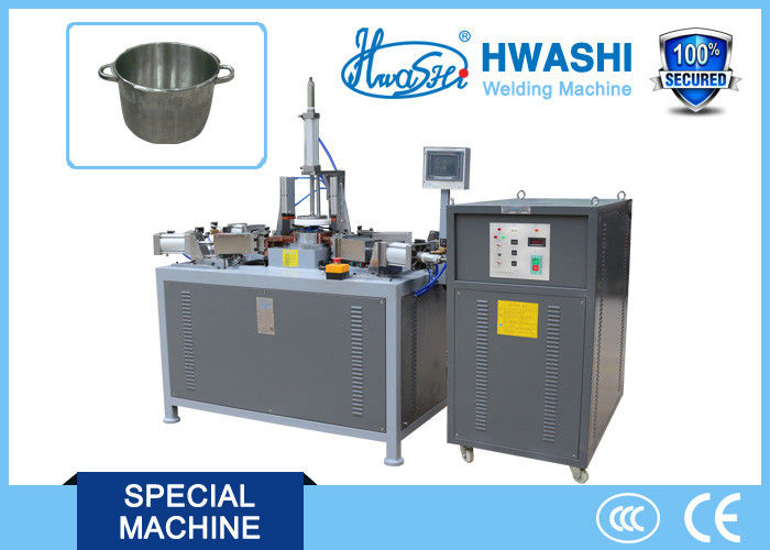 Roestvrij staal projectie lasmachine met 15KVA Power 8000J energieopslag en 1500kg Pressurization voor Soup Pot Handles