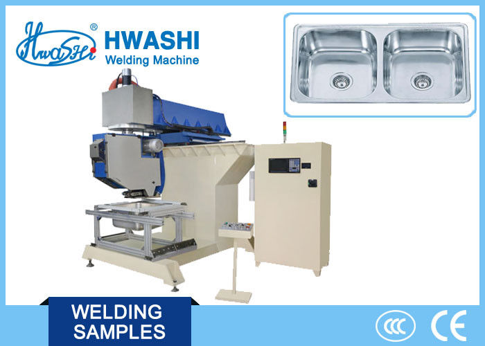 CNC Automatic Welding Machine Seam / Roll Welding Stainless Steel Kitchen Sink Applied