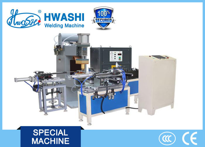 HWASHI-van de het Roestvrije staalriem van het Glasdeksel van de de Condensatorlossing het Lassenmachine