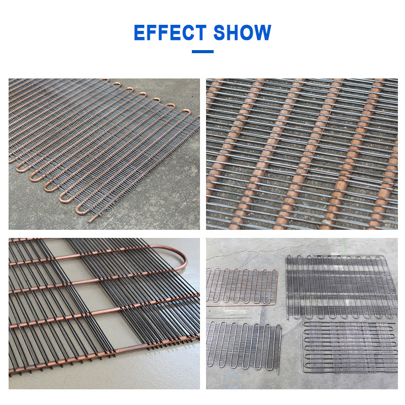 Hwashi Full Automatic Steel Wire Mesh Condenser Koperen Buddy Tube en Multi-Point Spot Welding Machine