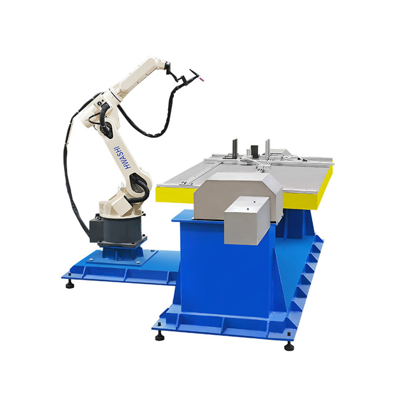 Industriële robotarm lassen machine 6 as automatische aluminium brandstoftank mig lassen robots