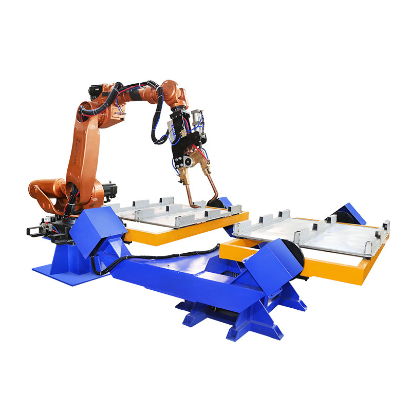 HWASHI Industriële Lasrobots 6 Dof Robotarm Twee sets van eenassige verticale rotatie positioner