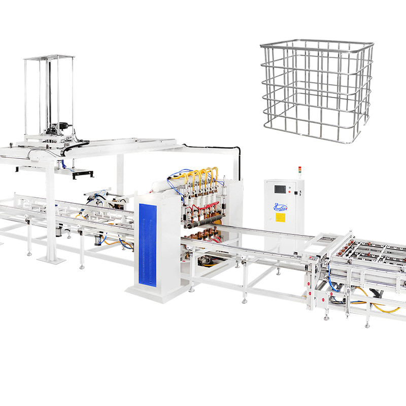 IBC Cage Base Frame Welding Machine voor IBC 1000L water tank roestvrijstalen kooi
