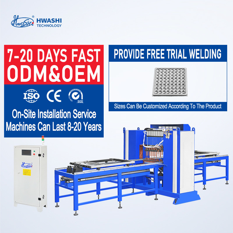 Hwashi Security Roestvrij staal plaat deur plaat Multi-point Automatische mobiele type Spot Welding Machine