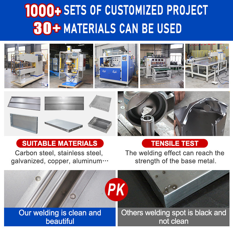 Hwashi Security Roestvrij staal plaat deur plaat Multi-point Automatische mobiele type Spot Welding Machine