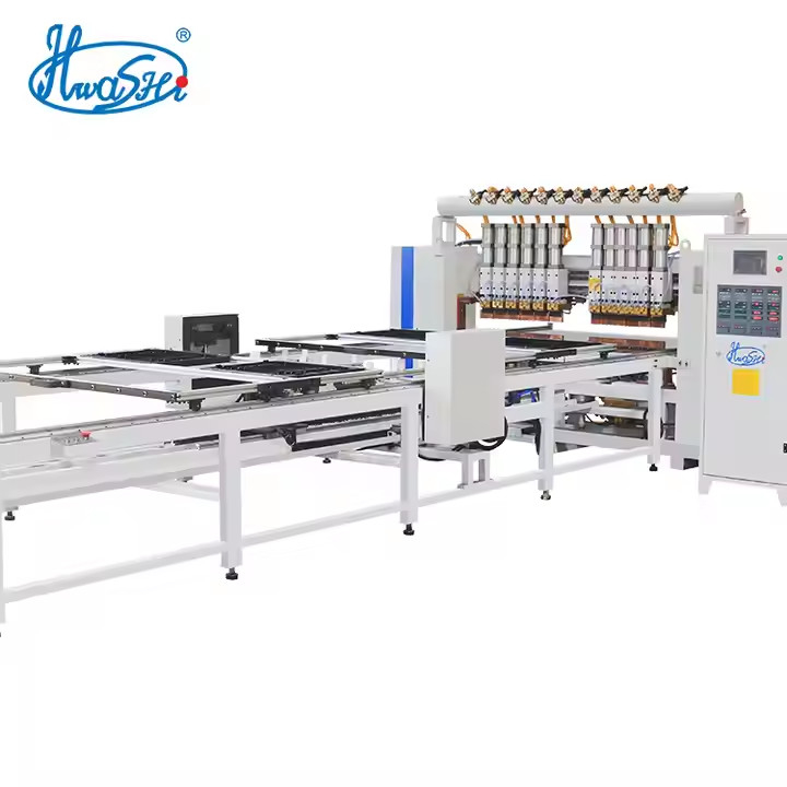 HWASHI Automatisch draadnet Panel Cage Lasmachine Lijn voor gelast draadnet