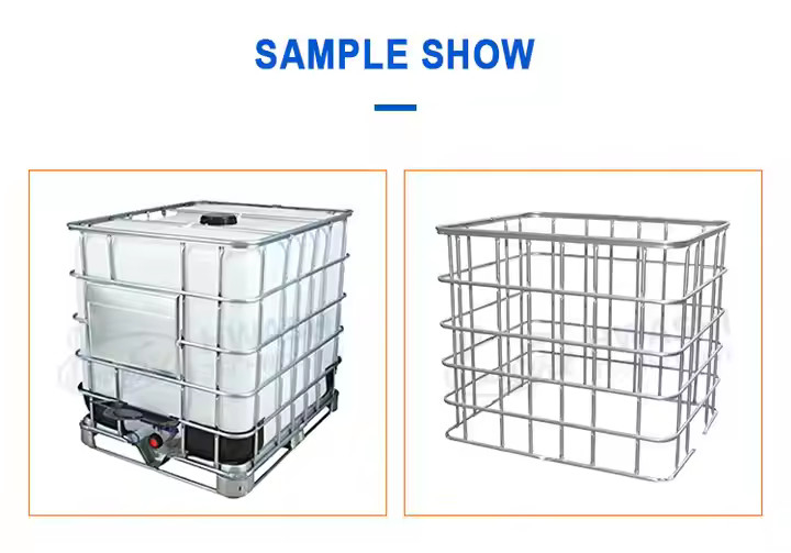 1000l IBC tank lassen machine IBC automatische productielijn kooi frame machine IBC machine