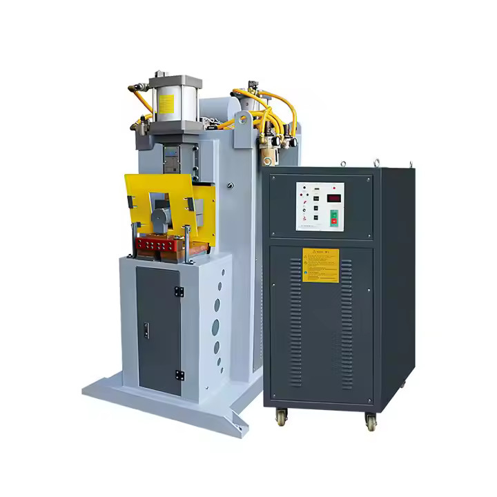 Hwashi projectie gelaste anti-stick pan/aluminiumware Kookware Pan Handle Condensator Discharge Bracket Spot Welding Machine