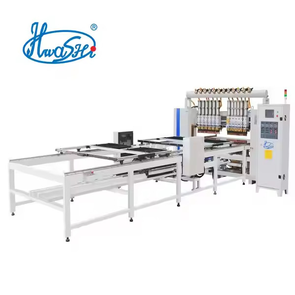 HWASHI Beste prijs Automatische Wire Mesh Panel Welding Machine, vaatwasser Wire Rack / Wire Shelf Spot Welding Machine