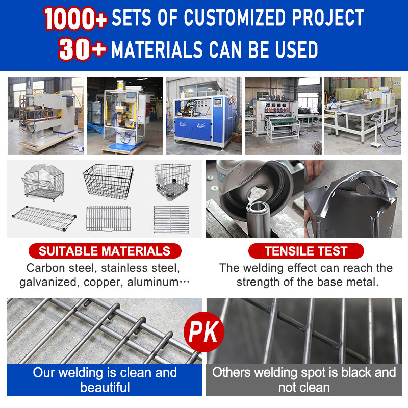 2-10 Welding Spot Wire Mesh Welder voor een aangepaste en duurzame lasoplossing