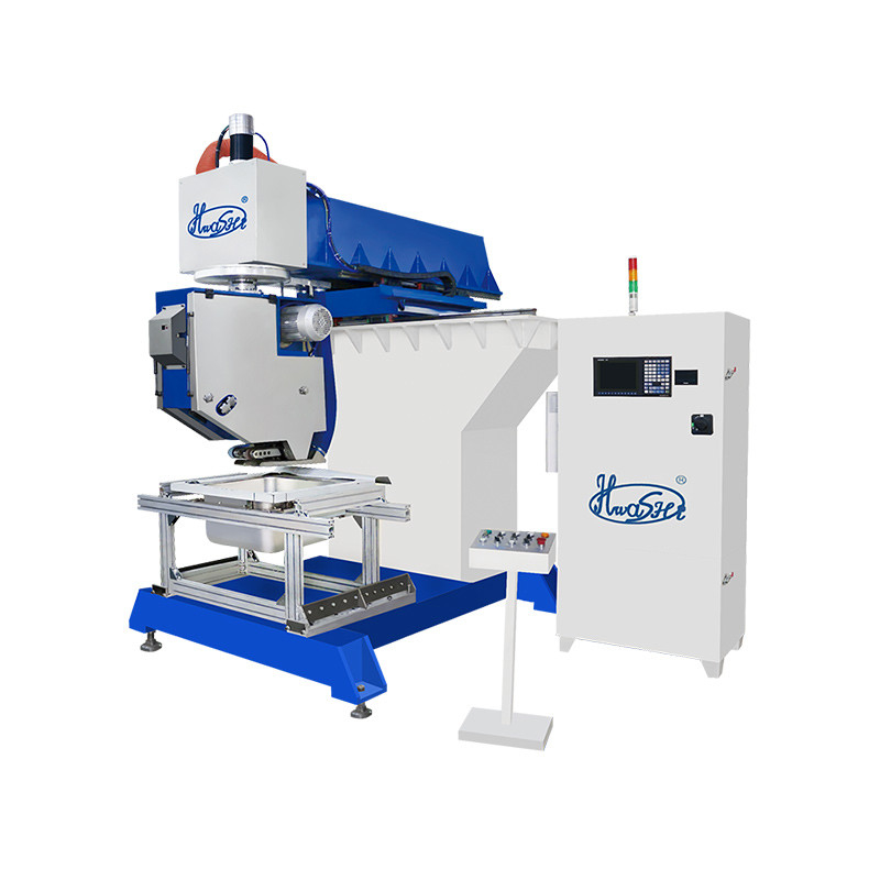 Hwashi Wl-at-Pm1200 Automatische wasbak rollend wiel slijpmachine, water tank las productielijn