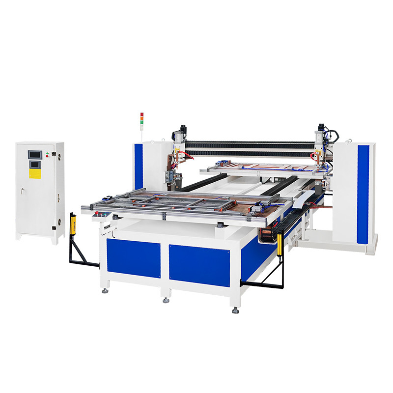 Hwashi Security Roestvrij staal plaat deurplaat Multi-Point Automatische mobiele type Spot Lasmachine, Plaat metalen Lasmachine