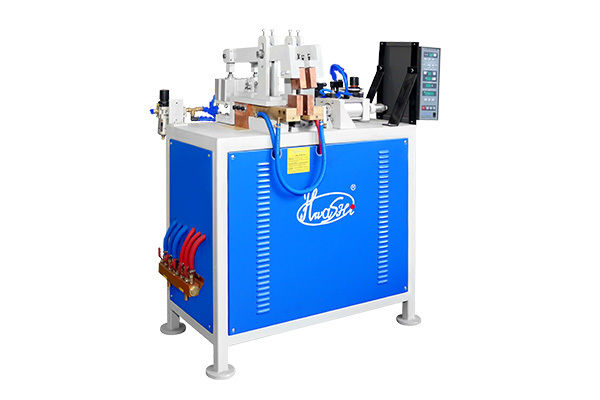 Hwashi Automatische Multiple Head Wire Mesh Spot Welding Machine voor winkelwagen
