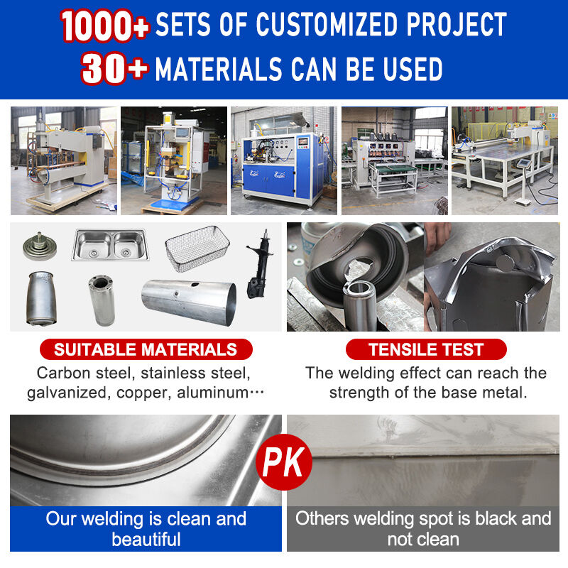 Hwashi automatische naadlassen voor hoogsterke gewrichten met verstelbare laswiel snelheid en 360° rotatievermogen