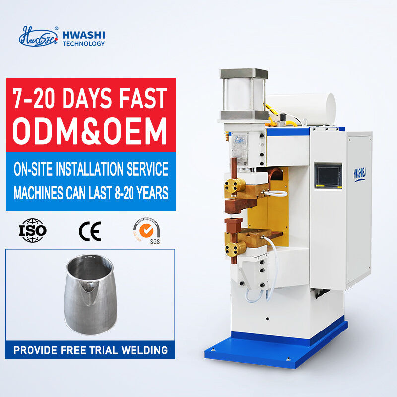 HWASHI WL-MF-250K Verticaal Type Midden Frequentie Inverter Spot Lasmachine met 1000Hz Technologie voor Consistente Plaat Las