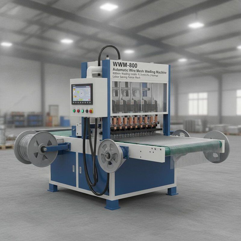 WWM-800 Automatische draadgordel Lasmachine 800mm Lasbreedte 1,5-3mm Draaddiameter Arbeidsbesparende hekgordel