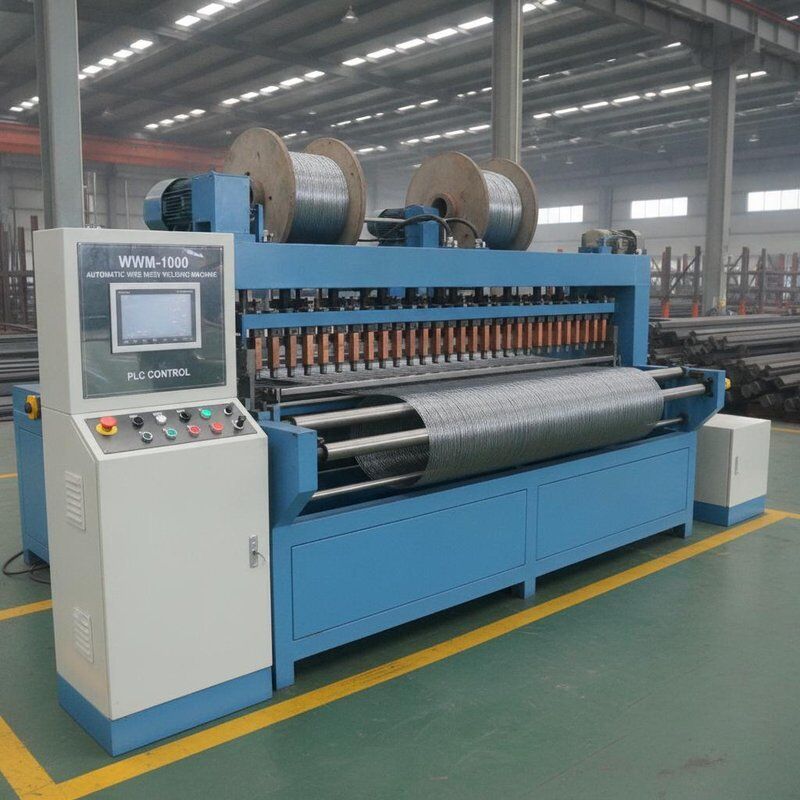 WWM-1000 Automatische gaaslassenmachine 1000mm gaasbreedte 2-4mm gaasdiameter High Speed PLC-besturing
