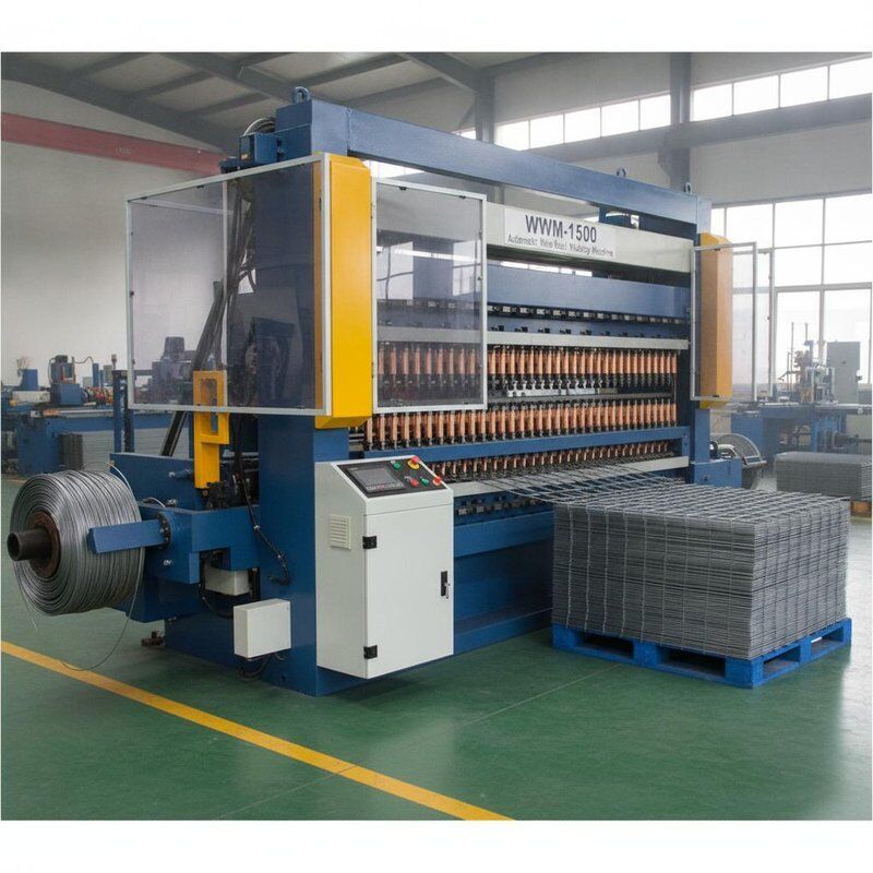 WWM-1500 Automatische Wire Mesh Lasmachine 1500mm Lasbreedte 3-6mm Draaddiameter Rebar Building Mesh