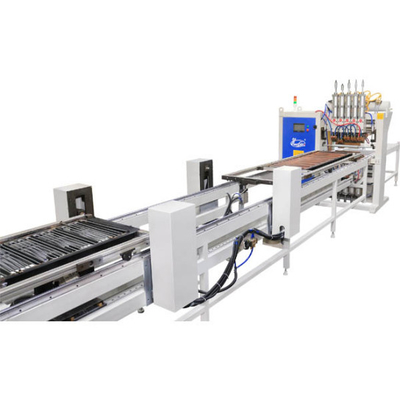 Zes Hoofd Automatische het Lassenmachine van de Ijskastcondensator voor Condensatorproductielijn