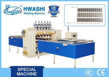 6 het hoofd Automatische Lassen van Mesh Spot Welding Machine With gelijkstroom van de Condensatordraad