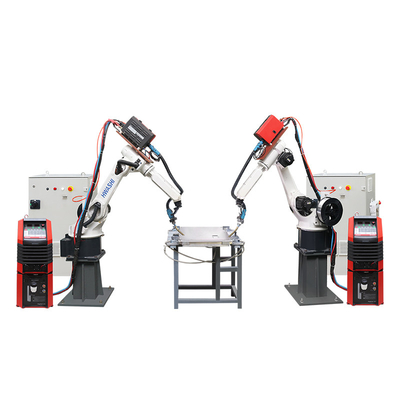 Van de het Lassenrobot van het aluminiumblad Machine 6 het Werkstation van de het Lassenrobot van Asmig