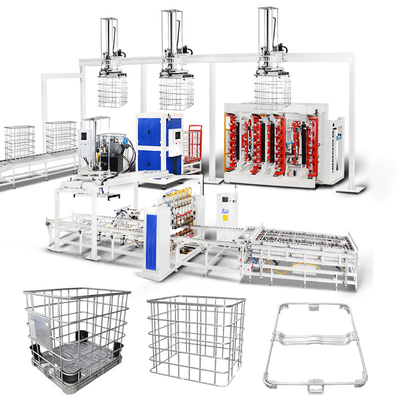 Automatische kooilasmachines met hoge snelheid voor IBC-kooiframes
