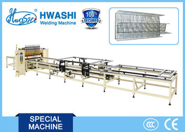 Twaalf-hoofd Automatische Gelaste het Lassenmachine van het Draadnetwerk met het Veelvoudige punten lassen