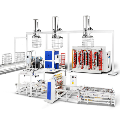 Automatische IBC Grid Lasmachine voor IBC tote Cage Frame Productie Lijn