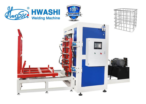 Hwashi IBC Metal Grid Metal Clinching Machine PLC Control IBC Tank Welding Machine