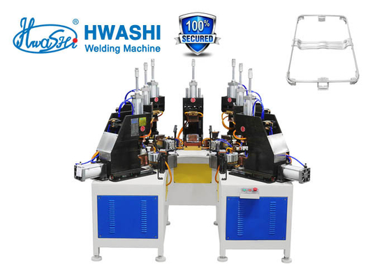 Hwashi Ibc Tank Roestvrij staal Tubulaire Cage Base Pipe Welding Machine