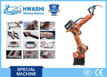 CNC HwashiSix de Robotswapen 1400mm van het As Industrieel Industrieel Lassen Bereikende Afstand
