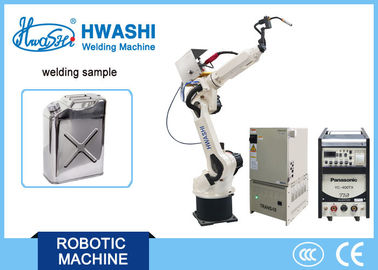 Automatische van de het Lassenrobot van 6 As Industriële Mig het Metaaljerrycan die Automatisch Systeem maken