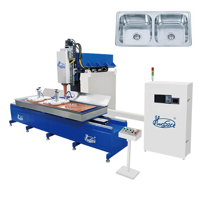 Industriële 220V 80KVA Sink Lasmachine voor het Lassen van roestvrij staal van Diameter 100-1000 mm