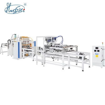 HWASHI Welding Equipment Automatic Gantry Style Multi Head Spot Row Welding Machine voor draadmaas omheining in prijs