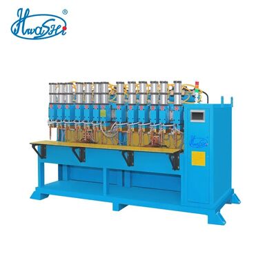 Hwashi Door Panel Multi Head Spot Welding Machine with 10 to 20 Welding Heads and 2000x300mm Platform with Touch Panel System