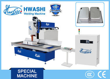 Machine van het de Gootsteenlassen van de gootsteenrand Malende Oppoetsende 50mm Schurende Riembreedte