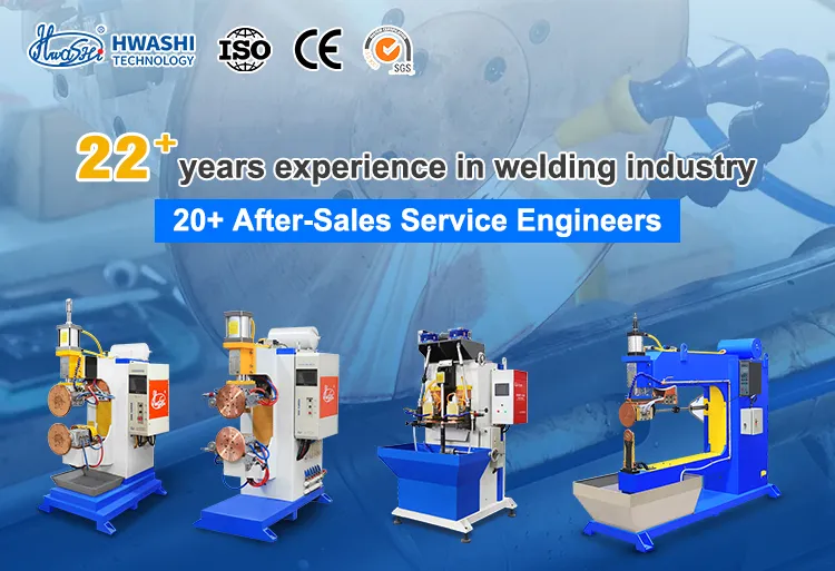 Hwashi aangepaste 38ov dubbele station brandstoftank maken machine, Naad/Roll Weldingmachine voor tank 0