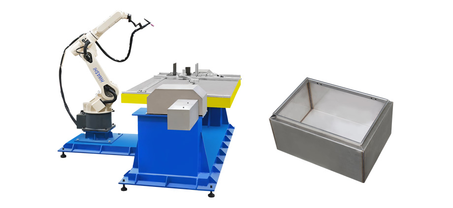 Hwashi Industrial CNC Lasmachine Robotic 6 Axis met Servo, Lasrobot Arm Positioner Rack, Automatische TIG Lasrobot 0