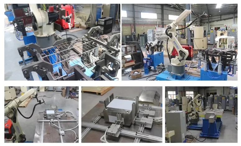Hwashi Industrial CNC Lasmachine Robotic 6 Axis met Servo, Lasrobot Arm Positioner Rack, Automatische TIG Lasrobot 1