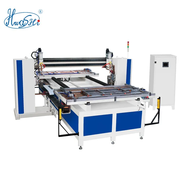 Hwashi Security Roestvrij staal plaat deurplaat Multi-Point Automatische mobiele type Spot Lasmachine, Plaat metalen Lasmachine 0