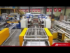 Lasmachine met draadgaas