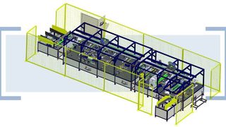 Volautomatische productielijn voor strijkplanken - van onbewerkte buis tot eindproduct, nul handmatige ha