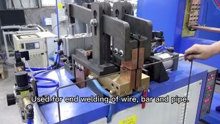 Automatische stomplasmachine voor draad